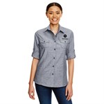 Burnside Ladies' Chambray Woven Shirt